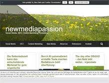 Tablet Screenshot of newmediapassion.com